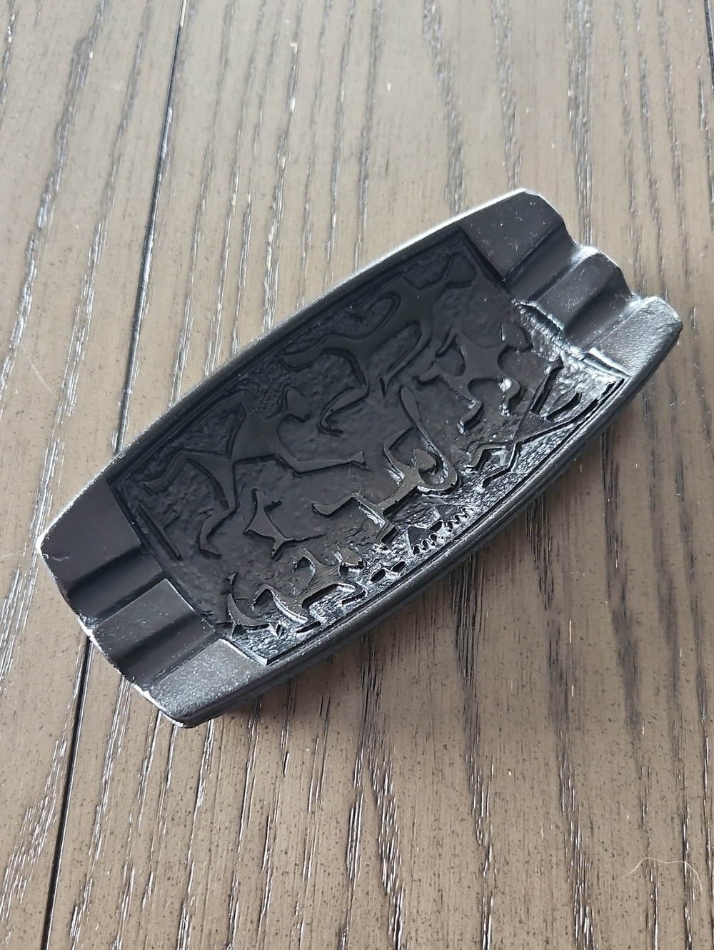 Vintage Hawaii Black Lava Petroglyph Ashtray #264 - Coco Joe's